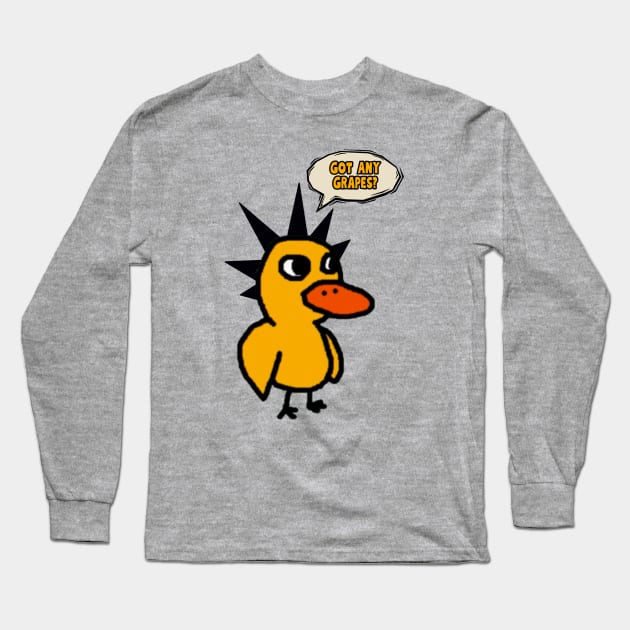 Duck Punk Long Sleeve T-Shirt by We Only Do One Take